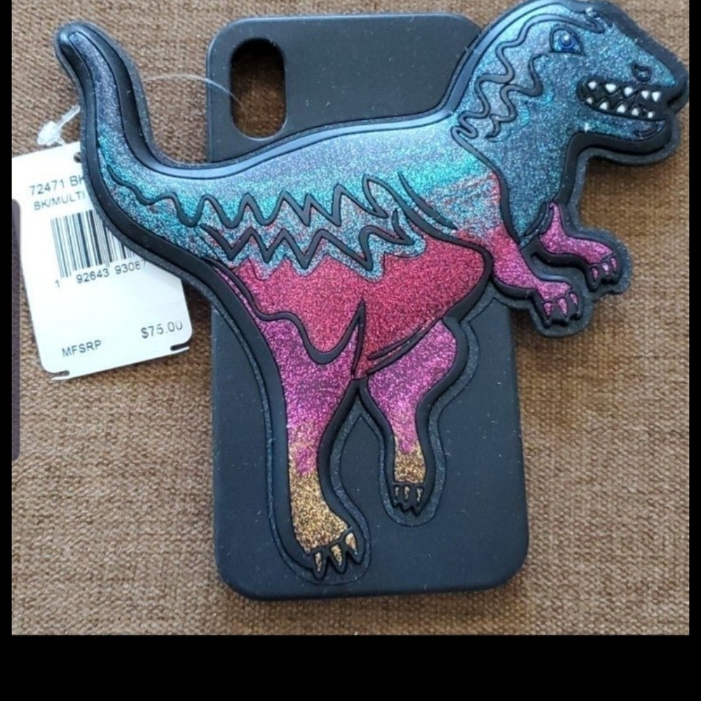 Coach Multicolor Dinosaur Phone Case